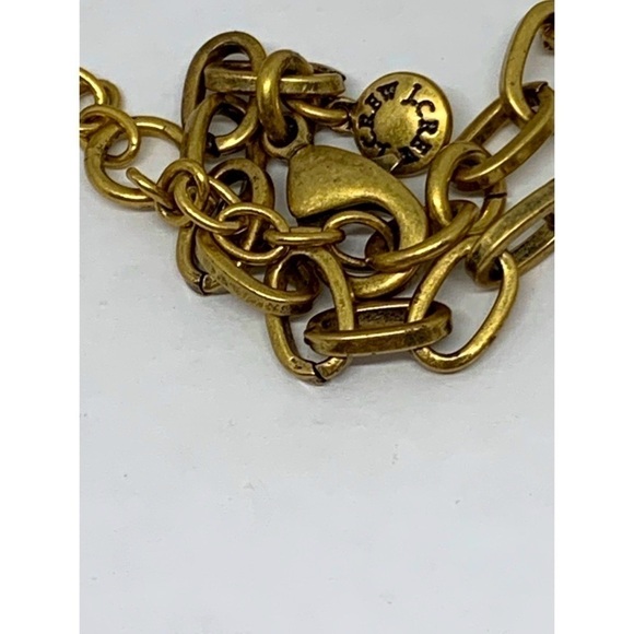 J. Crew Blue Green Gold Jeweled Necklace - Picture 3 of 3